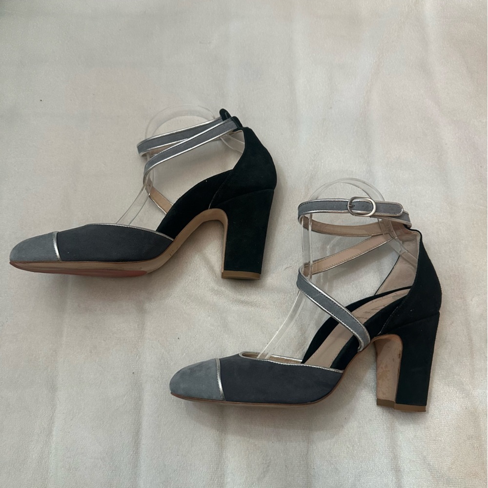 Mavette Colorblock Nola Dorsay Pump Heels Size 39.5EU - Picture 9 of 12